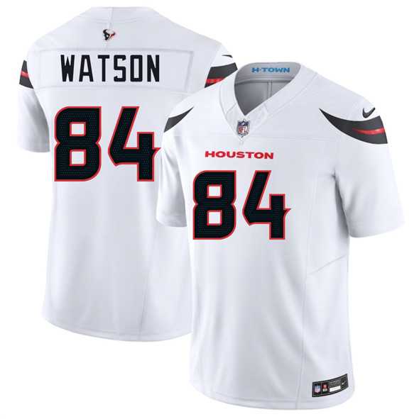 Men & Women & Youth Houston Texans #84 Justin Watson White 2025 F.U.S.E. Vapor Limited Stitched Jersey